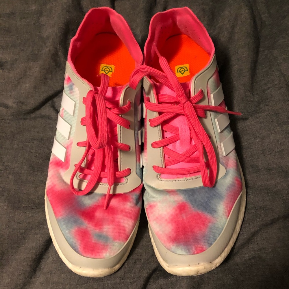Adidas tie dye shoes